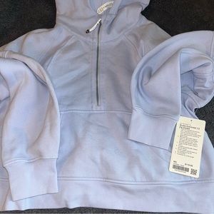 Scuba hoodie pastel blue